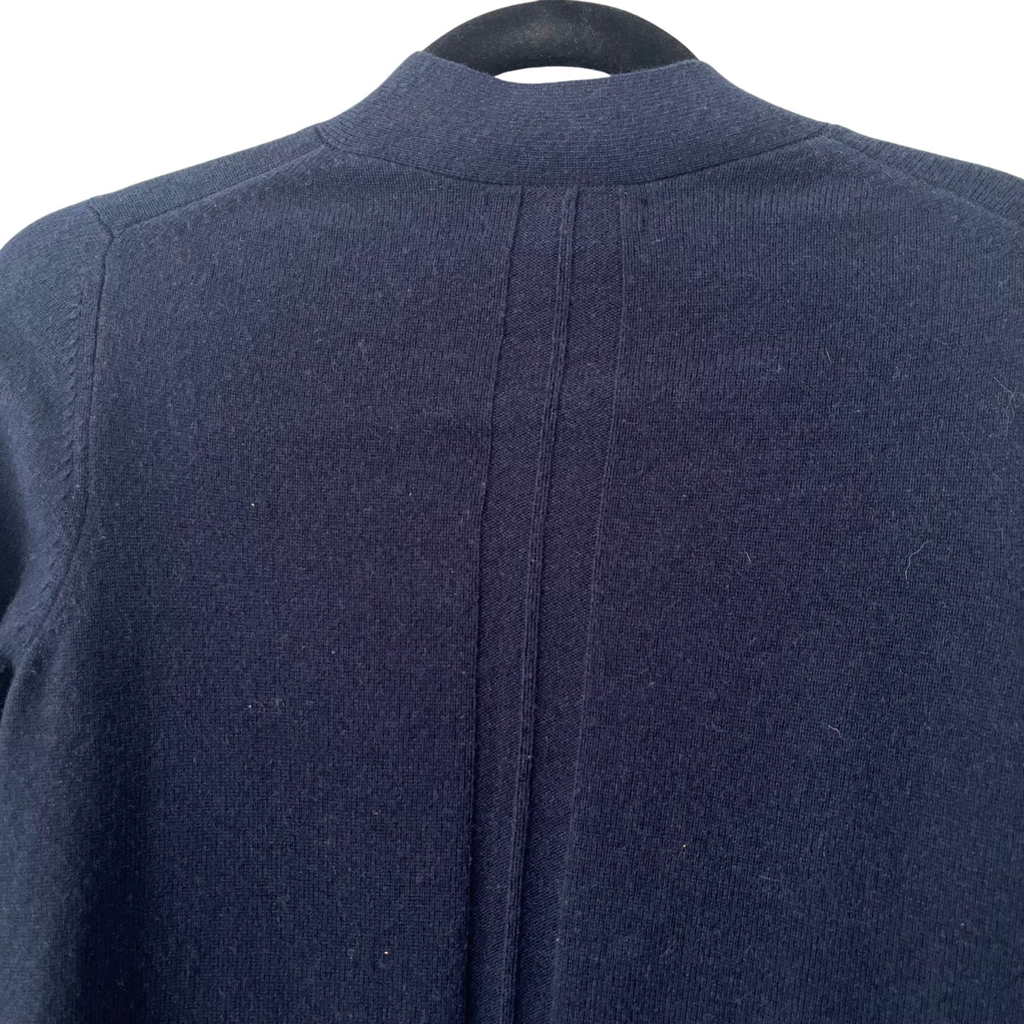 Banana Republic Feather Touch Open Cardigan in Navy Blue Size S Wool Cashmere