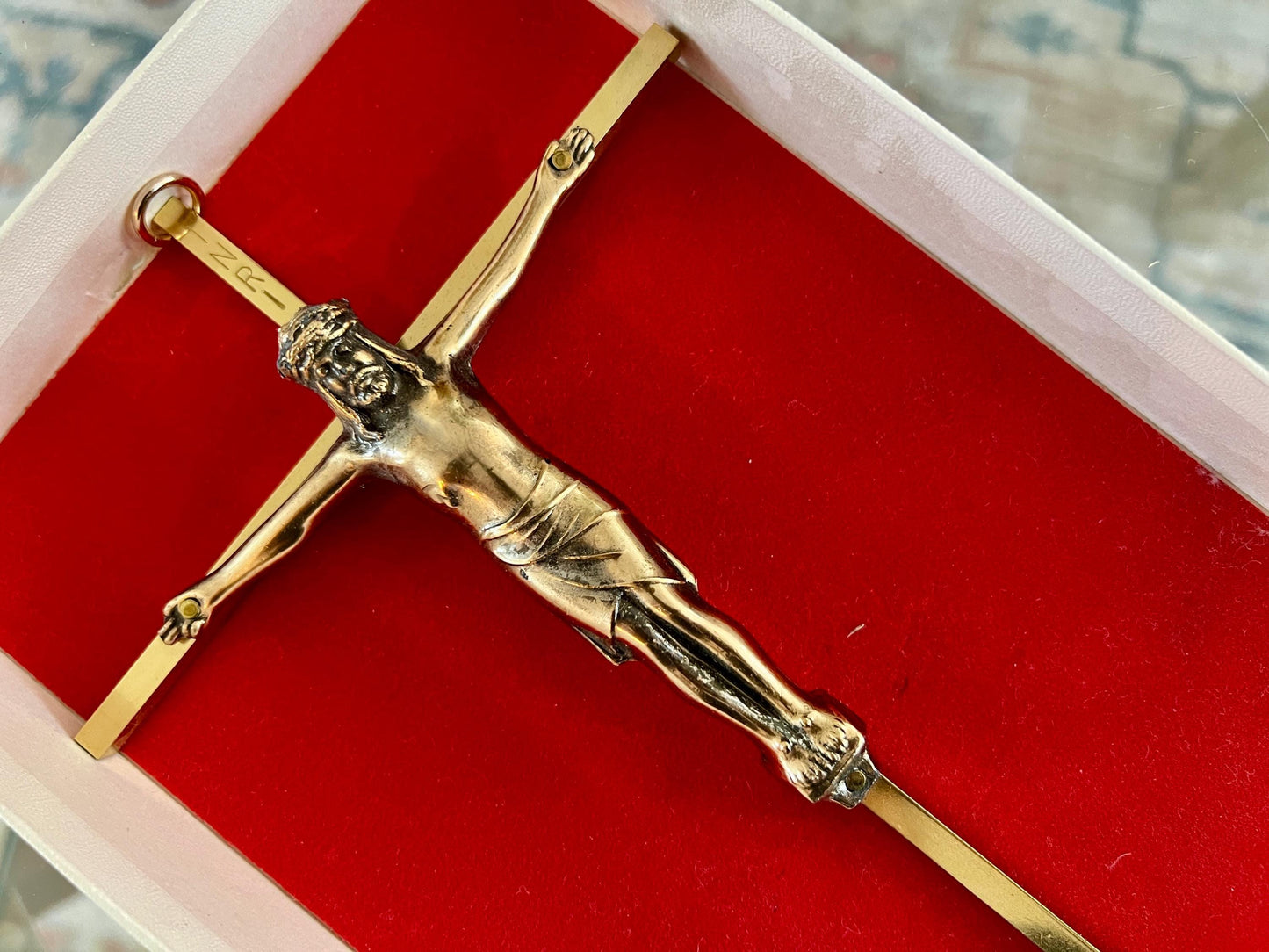 Vintage Brass Crucifix, Christening Gifts, Religious Cross, Religious Gift Ideas, Baptism, Gift Ideas Cross Vintage Crucifixes, Catholic